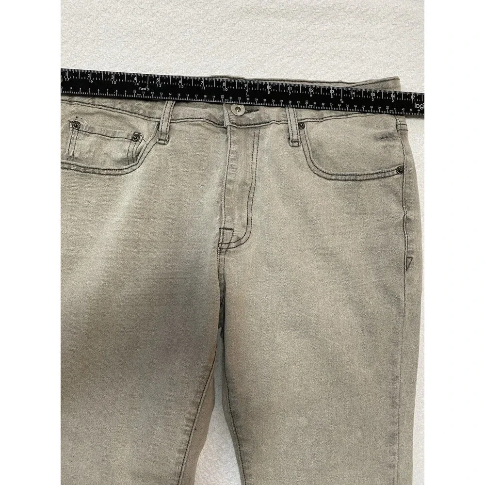 WXYZ Nomad Slim Fit Jeans Mens 31x30 Gray Denim Pants